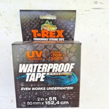 T-Rex Brand 1.88 in. x 5 ft. Black Waterproof Multipurpose Rubber Tape - £10.19 GBP