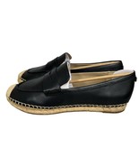 Sam Edelman  KAI Leather ESPADRILLE Loafer Black Size 9 New in Box - $43.56