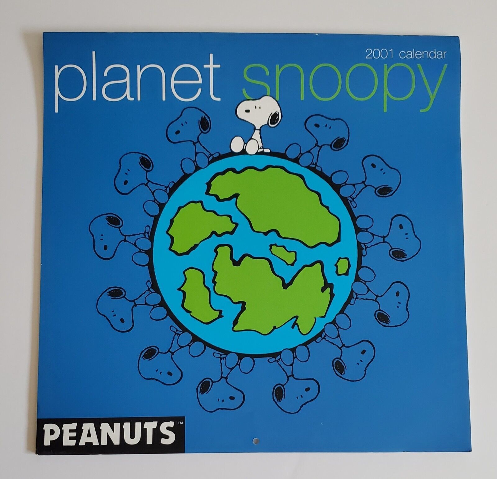 Vtg Snoopy Peanuts 2001 wall calendar PLANET SNOOPY - Ink Group (not fro... - $16.99