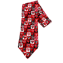 Seasonal Concepts By MMG Hallmark Design Collection Valentines Day Silk Tie - £13.86 GBP