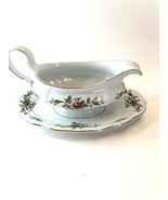 Johann Haviland MOSS ROSE Traditions Fine China Gravy Boat and Saucer Set - $27.34