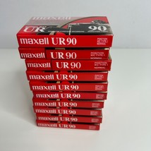 NEW Maxell Normal UR 90 Bias Minutes Lot of 10 Blank Audio Cassette Tape... - £21.59 GBP