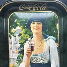 1973 COCA COLA TIN TRAY coke soda pop vintage advertising memorabilia fr... - $19.78