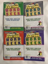 Lot (4) Penny Press Wheel Of Fortune Word Search Puzzles Books 146-149 2021 - £14.17 GBP