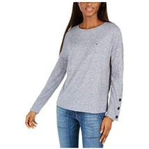 MSRP $70 Tommy Hilfiger Womens Snap Sleeve Long Sleeve Top Size XS - £11.05 GBP