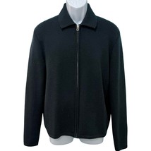 Rag &amp; Bone Navy Blue Melrose Merino Wool Full Zip Collar Sweater Jacket ... - $165.00