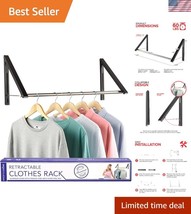 Collapsible Clothing Rack with Heavy-Duty Extension Rod for Small Spaces... - $1,214.43 MXN