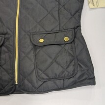 St John's Bay RN#93677 Women's Black Quilted Puffer Full Zip Vest Pockets Sz XS image 15