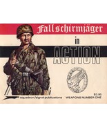 SOFTcover book: "Fallschmjager in Action" 1973, 50 pages, GREAT shape! - $15.00