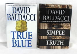 DAVID BALDACCI - 2 Books- Simple Truth and True Blue - Hardcover- Dust Jacket-VG - £12.32 GBP
