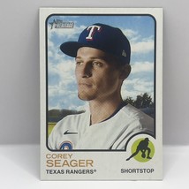 2022 Topps Heritage High Number Baseball Corey Seager Base #609 Texas Rangers - £1.56 GBP