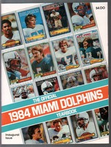 Miami Dolphins Yearbook-NFL-1984-Dan Marino-Nat Moore-pix-info-1st issue-VF - £61.23 GBP