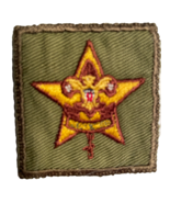 1950&#39;S STAR SCOUT RANK GAUZE BACK BOY SCOUTS OF AMERICA PATCH NEW - $7.00