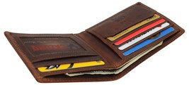 RFID Blocking Slim Thin Bifold Credit Card ID Vintage Leather Wallet for Men Box - £15.08 GBP
