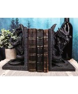 Gothic Excalibur Sword Guardian Dragon Bookend Set of Two Figurine Faux ... - $66.97 CAD