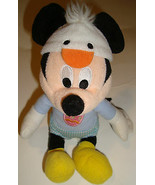Disney Mickey Mouse Easter Duck Egg Plush Stuffed Animal Toy Chick 9&quot; - £15.98 GBP