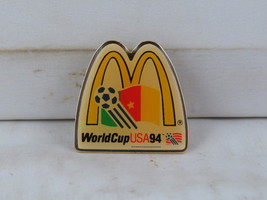 1994 World Cup of Soccer Pin - Team Cameroon McDonalds Promo - Celluloid Pin - £11.71 GBP