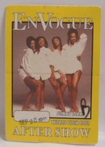 EN VOGUE - VINTAGE ORIGINAL CLOTH CONCERT TOUR BACKSTAGE PASS ***LAST ON... - $13.58 CAD