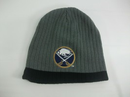 Buffalo Sabres NHL Winter Hat Gray Captain Morgan Toque Beanie Stocking Cap - £19.97 GBP