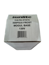 Sunlite 500 Watt 500PS35 High Wattage Bulb, Mogul Base, Frost, Cat. No. ... - $9.88