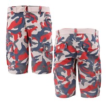 Men&#39;s Classic Camouflage Multi Pocket Cotton Camo Army Utility Cargo Shorts - £10.54 GBP+