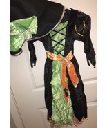 Spooktacular Creations Child Halloween Costume Witch Black Velvet Dress ... - £13.21 GBP