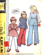 McCALL&#39;S PATTERN 3761 SIZE 6 GIRL&#39;S DRESS, TOP, PANTS - $3.00