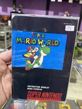 Super Mario World - Super Nintendo - SNES - Manual Only - £8.14 GBP