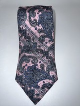 Vintage Stafford Neck Tie Pink Blue Fun Handsome - £14.25 GBP