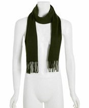 Steve Madden Solid Muffler Black Scarf 11&quot; x 70&quot; Made in Italy - £7.28 GBP