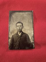 Antique Tintype Photo 1800s Teenage Boy (PH49) - $14.80
