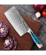 Xituo Elegant 7 Inch Damascus Steel Cleaver Knife Chopper Knife - $1,210.31 MXN