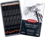Gray 12-Count Derwent Drawing Pencils, School Supplies, Pack Of 1. - $33.94