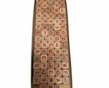 Scrabble RSVP Game Replacement Pieces 73 Letter Cubes Dice Red Letter - $13.81