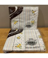 2 New Old Stock Vtg THOMASTON No Iron Sheet Flat &amp; Fitted Floral USA DOU... - $655.68 MXN