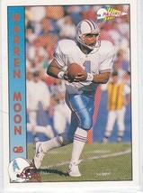 1992 Pacific Football Trading Card Houston Oilers Warren Moon #431 - £1.54 GBP