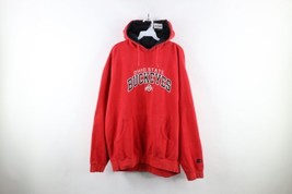 Vintage Starter Mens XL Faded Spell Out Ohio State University Hoodie Sweatshirt - £46.68 GBP