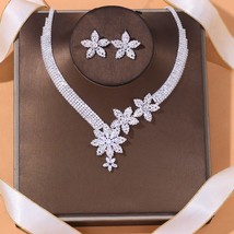 2022 New Arrival Blossoms Bridal Jewelry Set for Women Anniversary Gift Jewelry  - £27.44 GBP