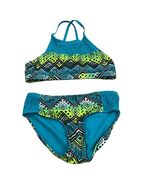 Justice Girls Tribal Print Bikini Set Size 10 - $11.97 CAD