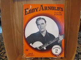 EDDY ARNOLD&#39;S FAVORITE SONGS #2 1950  SHEET MUSIC BOOK 33 PGS - $73.13 MXN