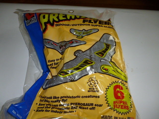 LIFE-LIKE PREHISTORIC FLYERS-  FOAM INDOOR/OUTDOOR GLIDERS- PACK OF 6- N... - $3.42