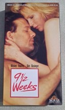 9 1/2 Weeks VHS Like New Mickey Rourke, Kim Basinger 1986 &quot;Steamy&quot; Don&#39;t Miss! - £5.50 GBP