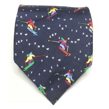 Alynn Neckwear Men Silk Dress Tie LET IT SHOW graphic 3.5&quot; wide 57&quot; long... - £3.71 GBP