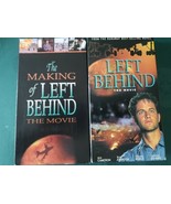 2 movie Lot LEFT BEHIND THE MOVIE &amp; MAKING OF LEFT BEHIND(VHS 2000) rmc1 - £3.09 GBP