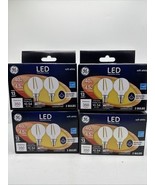 (4) GE 40w/4.5W Candelabra Base G16 Clear Dimmable LED Bulb Soft White 2... - €15,39 EUR