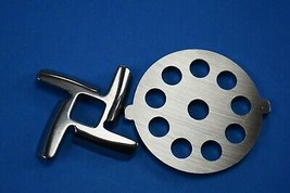 Meat Grinder disc for FGA KitchenAid Mixer Food Chopper 5/16&quot; holes AND ... - £12.27 GBP