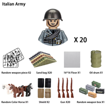 WW2 soldier building blocks national army military figures toy #YJ-2 - $28.99