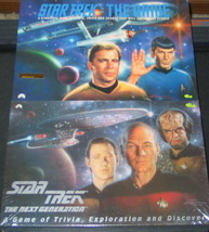 Star Trek 1992 Classic &amp; 1993 Next Generation Trivia Games Set of 2, UNUSED - £22.72 GBP