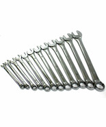 12 Piece Metric Combination Wrench Set Polished Spanner Tool 12 Points - $38.47 CAD