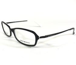 Emporio Armani Eyeglasses Frames EA9370 NET White Black Rectangular 51-1... - $69.91